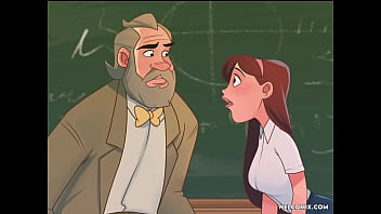 Preview 2 of Barzzar School Girl 18 - The slutty college student - The Naughty Home Animation