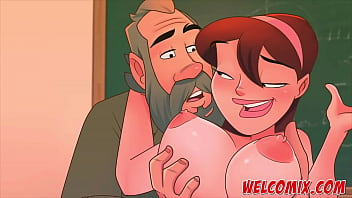 Preview 4 of Barzzar School Girl 18 - The slutty college student - The Naughty Home Animation