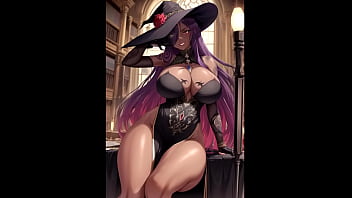 Preview 2 of Niki Benz Hotel - Witch and Magicians ai Compilation part 1