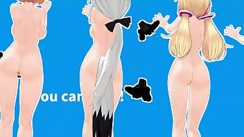 Preview 4 of Fnf Teens - Hololive exercises mmd