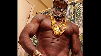 Preview 3 of Xxx96 - Big Black Hairy Cock Worship Hallelujah Johnson ( RA Stroking His Huge Black Hairy Dick) Search The Internet For Hallelujah Johnson Porn