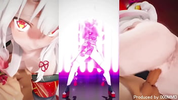 Preview 2 of Wife Crazy Hair - Hololive ton ton dance mmd