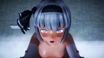 Preview 4 of Xxx Bf Bhabhi Sexy - touhou youmu bathroom sex mmd