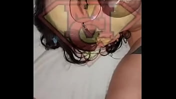 Preview 1 of Sunny Leone Bathroom Video Xxx - I told quinnmarie xo I was gonna cum all over her glasses. Oops! I only got a little on there. But damn that girl is silly...