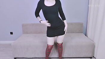 Preview 1 of Sitara Baig Without Clothes - Mavis Dracula teases you with her sexy body and lets you cum all over her face,  pussy and ass