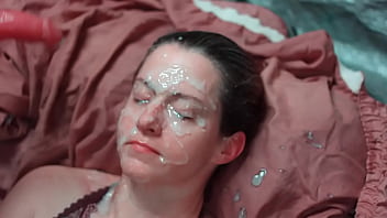 Preview 1 of Sexy Model Strip - Homemade fake bukkake 7