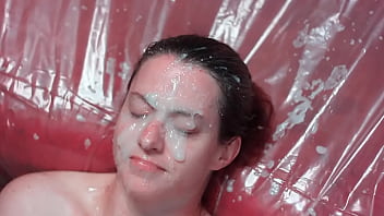 Preview 4 of Sexy Model Strip - Homemade fake bukkake 7