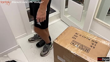 Preview 1 of My Ass Joi - Sex with courier a threesome with a Tantaly sex doll,  double penetration . &quot_disdiger&quot_ discount code 10%