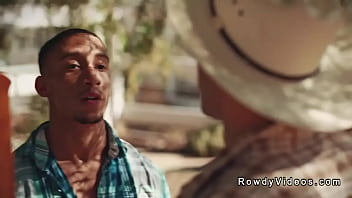 Preview 1 of Clit Tribbing Compilation - Gay cowboy anal fucks muscle black man at the conversion camp