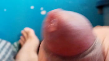 Preview 2 of Hasegawa Xxx - Precum,  extreme closeup,  jacking off my uncut cock. March 31,  2023.