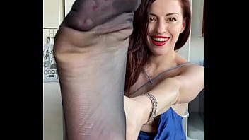 Preview 3 of Forced Rape Pussy Licking - Carolina iena &ndash_ worship my nylon soles,  stockings and high heels
