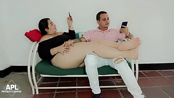Preview 2 of Ms Monroy - Mientras estamos en casa sola,  mi hermanastra y yo aprovechamos para follar - Parte 1