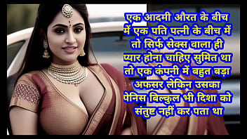 Preview 3 of Stinging Nettles - Desi wife Disha remove her towel in front of Amazon delivery man (365 Hindi Sex Story of Cheating Indian unsatisfied  Wife) AI images