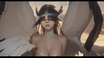 Preview 2 of Phoneix Marie Gangbang - AI generated Angewomon showing tits