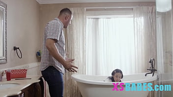 Preview 1 of Xxx Video Anushka Sharma - Tiny Bianca Is Stuck Again