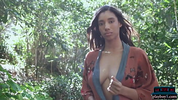 Preview 1 of Hot Wife Jke - Ebony MILF with big natural boobs Brookliyn solo softcore video for Playboy