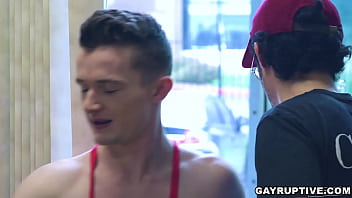 Preview 1 of Seel Band Phudi - Alpha Wolfe enjoys fucking his co male star Grant Ducati until he cums hard all over his mouth
