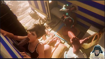Preview 1 of Rin Azuma Uncensored Sex - Sombra Watches Gloryhole Deepthroating,  Bald Pussy Natasha Fucking,  Huge POV Galacta Face Fucking