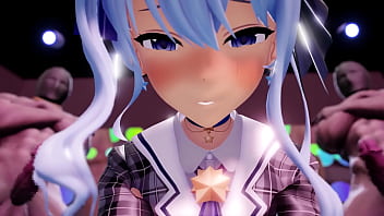 Preview 1 of Live Nipslip - Hololive Hoshimachi Suisei sex mmd 3