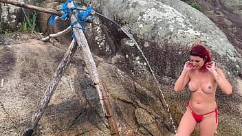 Preview 2 of Accidental Nuditi6 - Na trilha na praia tive uma vis&atilde_o de algo inexplic&aacute_vel