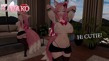 Preview 1 of Xvidoy Hinde - I try on CUTE COSPLAYS while you just want me to get MORE NAKED!!! SEXY CATGIRL POSING and STRIPPING!!!