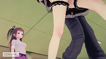 Preview 1 of Lfl Xxx - Sophia&#039_s Panic Alarm - My Purple Friend - Ep.1
