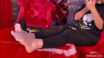 Preview 3 of Muslim Pornstar Beeg - Enjoy Toes Wiggling In Nylon Socks While Goddess Ignore You
