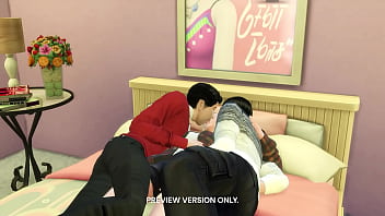 Preview 3 of Maresa Mie - Sharing Friends With Ross Joey And Rachel - 3d Hentai - Preview Version