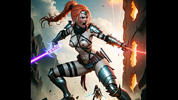 Preview 2 of Tiger Binson New Porn - naked fighting Amazons in the style of mortal kombat created by AI