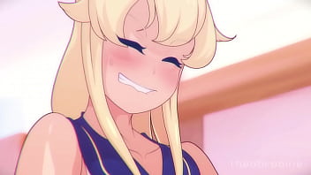 Preview 3 of Sweet Teens Try Bukkake - Astolfo x Shimakaze Doggy (Theobrobine)