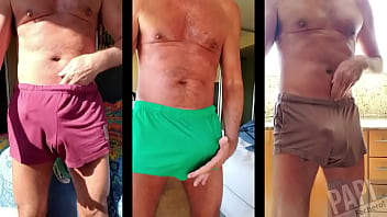 Preview 2 of Big Pussy Missionary Style - Pervy PapiFachero loves walking around his apartment with a big daddy boner in his super soft and comfy N2N gym shorts,  b ...