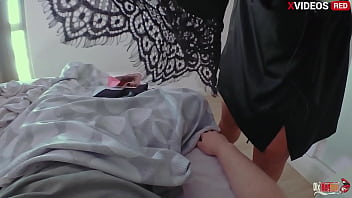 Preview 1 of Kabita Bf - Stepmom comes to her stepson to give him a gift for his birthday,  she prepares her ass for him