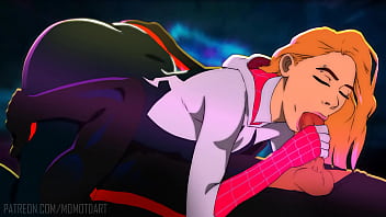 Preview 4 of Hornyy Son Fuck Mom - Gwen bj animation