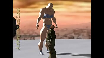 Preview 2 of Allya Butt - Giant tall women android  from future