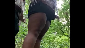 Preview 1 of Amatuet Curvy - This fat wet pussy made that dick splatter cum all over the forest