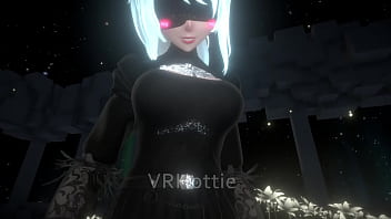 Preview 1 of Nirjala Sex Open Video - Horny Nier Automata 2B Fucking Robot Lap Dance VRChat ERP