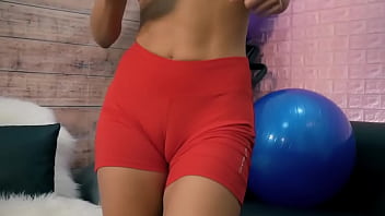 Preview 1 of Salma Haiik - Amazing Cameltoe and Round Ass Working Out Beautiful Latina