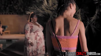 Preview 2 of Sanilione Xx - Sexy black lesbian teen Alexis Tae licking ebony MILFs Ana Foxxx pussy