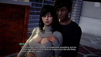 Preview 4 of Mlf Cum3 - Life Changing Choices PART 3 The Girlfriend and The Problems -  Adult Game Walkthrough