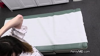Preview 1 of Son Steped Fuck Mother - Patient eats out nurse while doc fucks her from behind