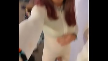 Preview 3 of Porno Ddf Sex - Hot CD in white nylon body suit