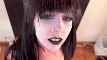 Preview 1 of Shkola Sex - Goth Macabre Freak sucks Eddie Danger off