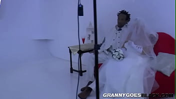 Preview 1 of Paula Charmosa - Mature bride gives head and rides black cock