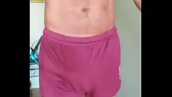 Preview 4 of Bmbo Wth - Pervy PapiFachero loves walking around his apartment with a big daddy boner in his super soft and comfy N2N gym shorts! # ...