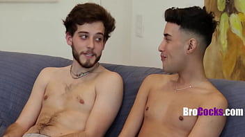 Preview 1 of Cerampie Ass - Home Alone Twink Stepbrothers