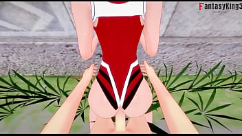 Preview 2 of Full Lun Porn Fudi Mom Sun - Momo Yaoyorozu having sex in the streets pov | My hero Academia | Short (more on red)