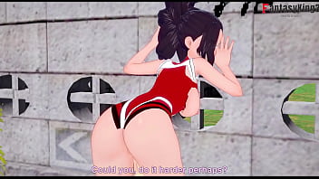 Preview 1 of Full Lun Porn Fudi Mom Sun - Momo Yaoyorozu having sex in the streets pov | My hero Academia | Short (more on red)