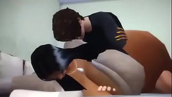 Preview 2 of Alex Pettyfer - The x Sims 4 jade cum inside of his stepmom pussy