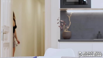 Preview 1 of Tits Fuck - Mia Brown BBC Casting Interview and Clothes Changing Strip