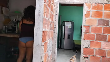Preview 1 of Etiny4k Com - My stepmother&#039_s husband is working and I masturbate watching her big ass while she talks to her lover on the phone